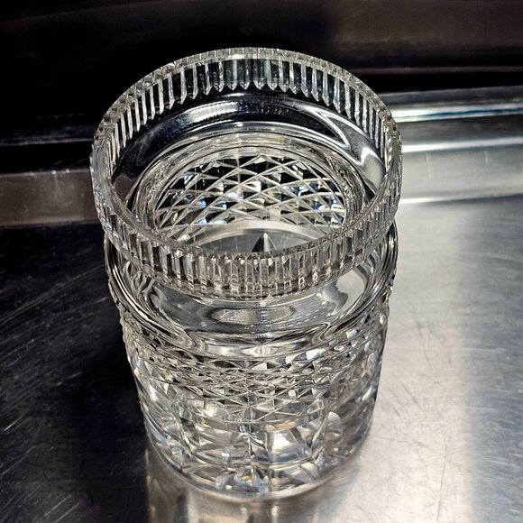 Waterford Cut Crystal Jam Honey Jar 4.5" servingware elegant luxury quality glam - Picture 11 of 13